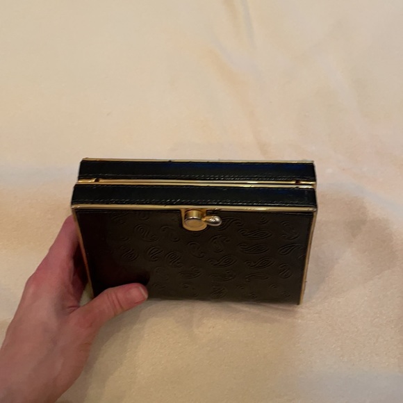 Linea Doppio Firenze Vintage Clutch with Crossbody Option - Picture 3 of 5